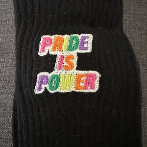 Target Pride Skate Socks. LGBTQ+. Checkerboard. Pride is Power. Queer. Color NWT